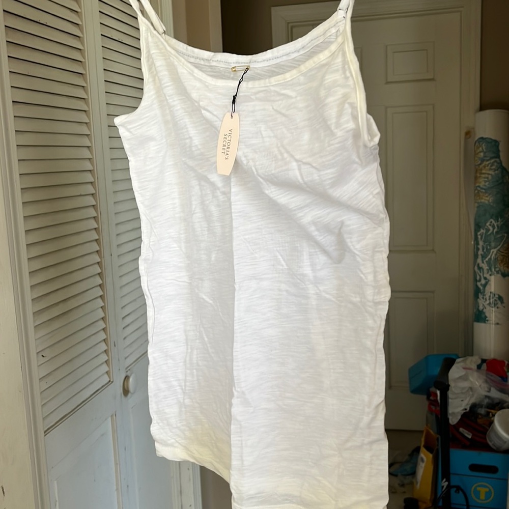 Light weight white camy